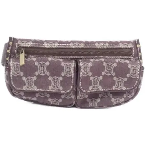 Pre-owned Belt Bags, female, , Size: ONE SIZE Pre-owned Canvas Belt Bag - Celine Vintage - Modalova