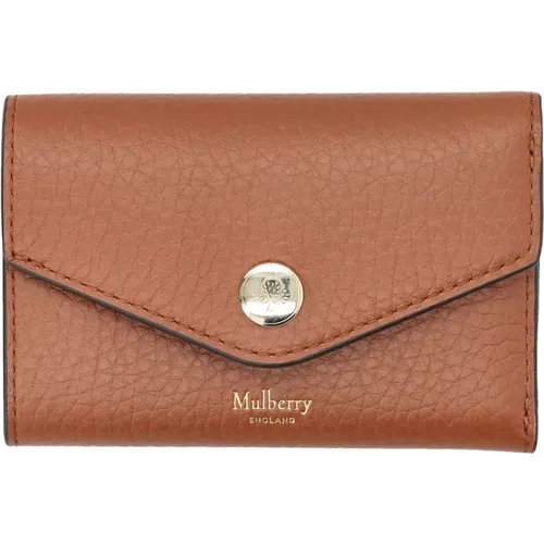 Multi-Card Wallet Heavy Grain , female, Sizes: ONE SIZE - Mulberry - Modalova