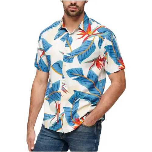 Tropical Hawaiian Shirt , male, Sizes: XL, S, M - Superdry - Modalova