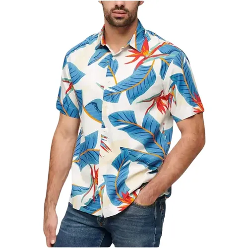 Tropisches Hawaiihemd , Herren, Größe: XL - Superdry - Modalova