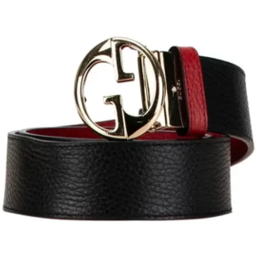 Pre-owned Belts, female, , Size: ONE SIZE Pre-owned Leather belts - Gucci Vintage - Modalova