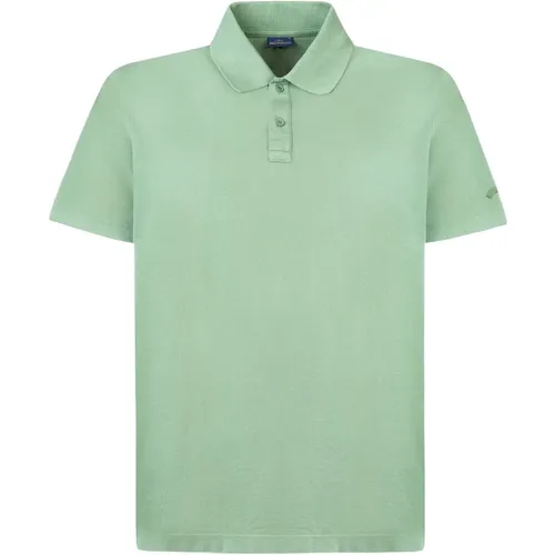 Grünes Baumwoll-Polo-Shirt Modell - PAUL & SHARK - Modalova
