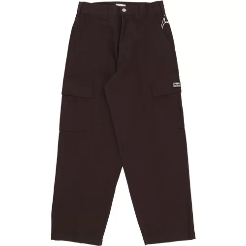 Cargo Pants in Java , male, Sizes: W32, W36, W34 - Obey - Modalova