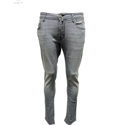 Slim Fit Hellgraue Jeans , Herren, Größe: W32 - Jacob Cohën - Modalova