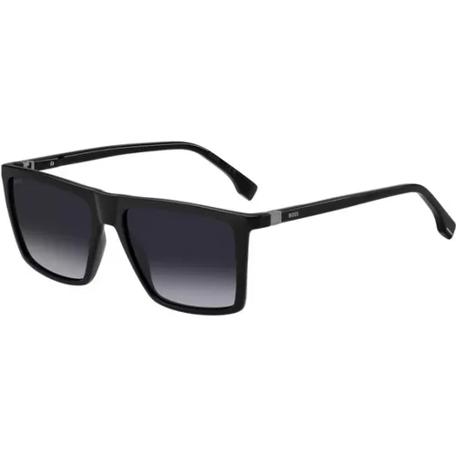 Frame Dark Grey Lens Sunglasses , unisex, Sizes: 56 MM - Boss - Modalova