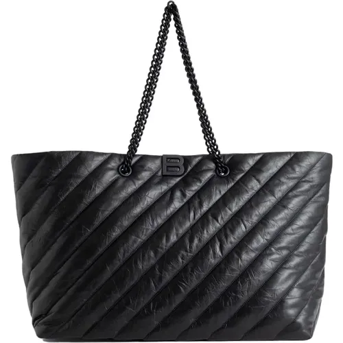 Quilted Crush Large Tote Bag , female, Sizes: ONE SIZE - Balenciaga - Modalova