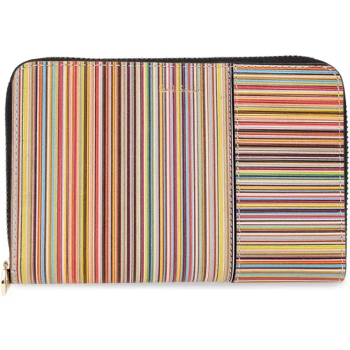 Wallets & Cardholders, female, , Size: ONE SIZE Striped pattern wallet - Paul Smith - Modalova