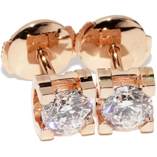 Pre-owned Jewellery, female, , Size: ONE SIZE Pre-owned Metal earrings - Cartier Vintage - Modalova