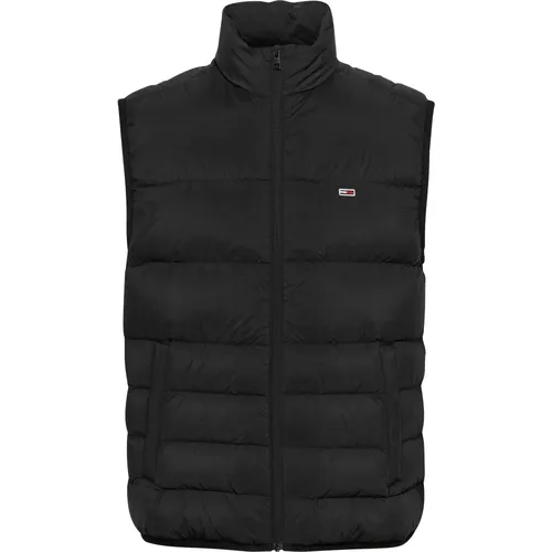 Sleeveless Down Jacket Aw24 , male, Sizes: M, L, S - Tommy Jeans - Modalova