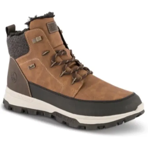 Winter Lace-up Winter Boots , male, Sizes: 11 UK, 9 UK, 10 UK, 7 UK, 8 UK, 12 UK - Rieker - Modalova