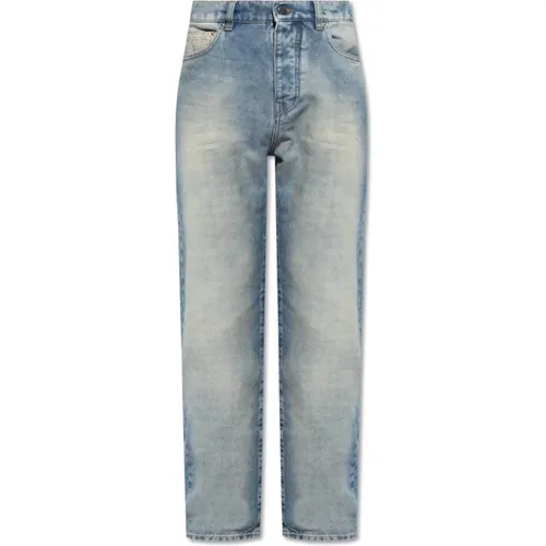 Straight Jeans, male, , Size: W32 Jeans with vintage effect - Amiri - Modalova