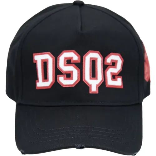 Caps, unisex, , Size: ONE SIZE Embroidered Baseball Cap with Buckle - Dsquared2 - Modalova