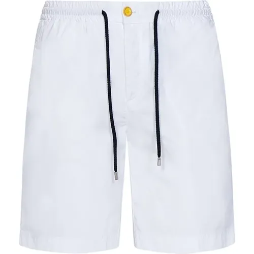 Weiße Casual Shorts mit Elastischem Bund , Herren, Größe: W30 - Vilebrequin - Modalova