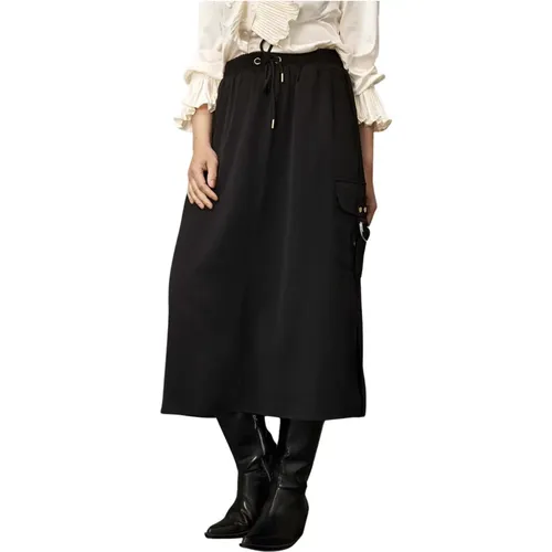 Coole Folly Skirt mit Gold Details , Damen, Größe: XL - IN Front - Modalova