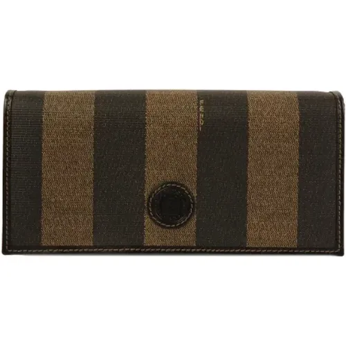 Pre-owned Canvas wallets , female, Sizes: ONE SIZE - Fendi Vintage - Modalova