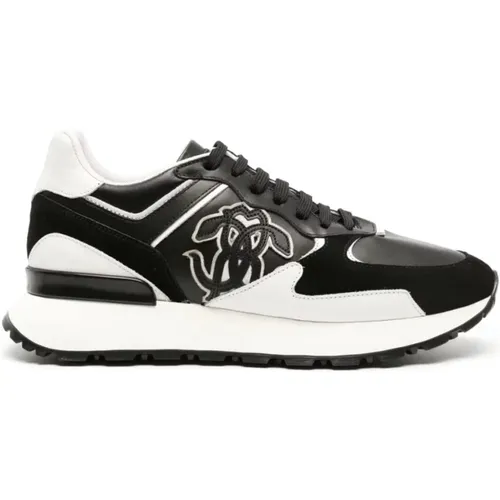 Suede Casual Trainers , male, Sizes: 10 UK, 11 UK - Roberto Cavalli - Modalova