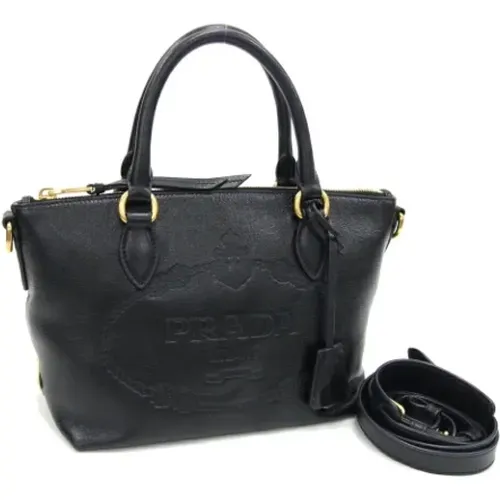 Pre-owned Leather prada-bags , female, Sizes: ONE SIZE - Prada Vintage - Modalova