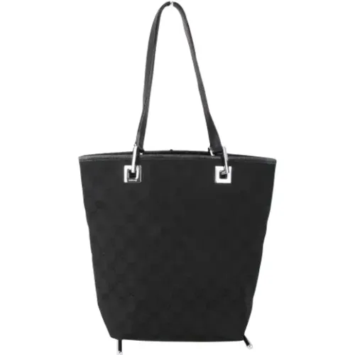 Pre-owned Tote Bags, female, , Size: ONE SIZE Pre-owned Canvas gucci-bags - Gucci Vintage - Modalova