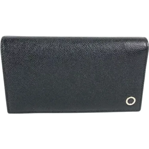 Pre-owned Wallets, female, , Size: ONE SIZE Pre-owned Leather wallets - Bvlgari Vintage - Modalova