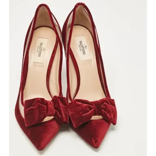 Pre-owned Velvet heels , female, Sizes: 6 UK - Valentino Vintage - Modalova