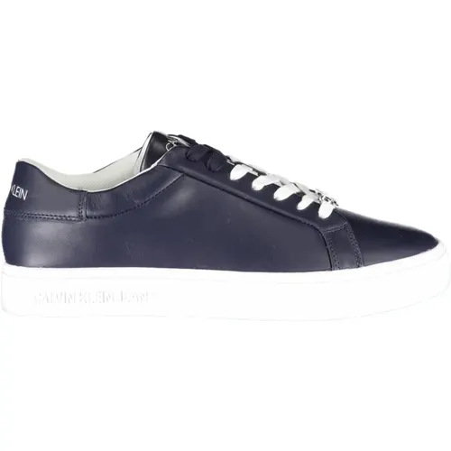 Polyester Sneaker with Contrasting Details , male, Sizes: 10 UK - Calvin Klein - Modalova