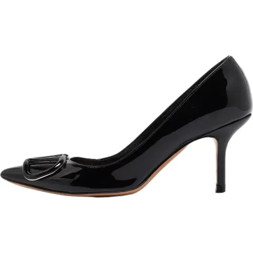 Pre-owned Leather heels , female, Sizes: 2 1/2 UK - Valentino Vintage - Modalova