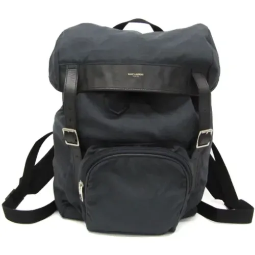 Pre-owned Canvas backpacks , female, Sizes: ONE SIZE - Yves Saint Laurent Vintage - Modalova