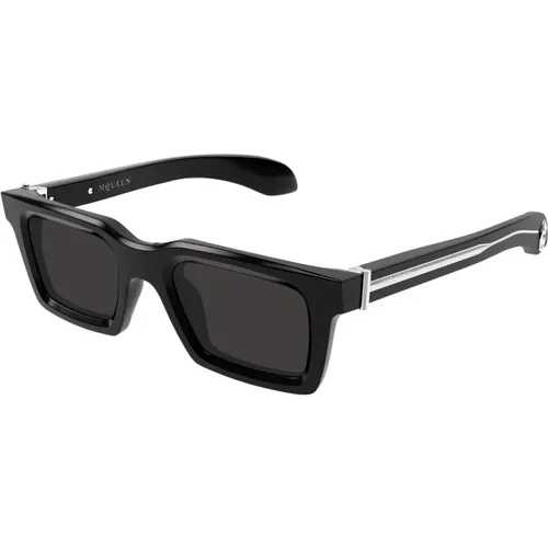 Sunglasses, male, , Size: 50 MM /Grey Sunglasses Am0506S - alexander mcqueen - Modalova