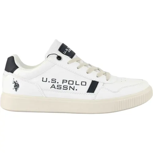 Sneakers, male, , Size: 8 US Stylish Bianco/Blu Sneakers - U.s. Polo Assn. - Modalova