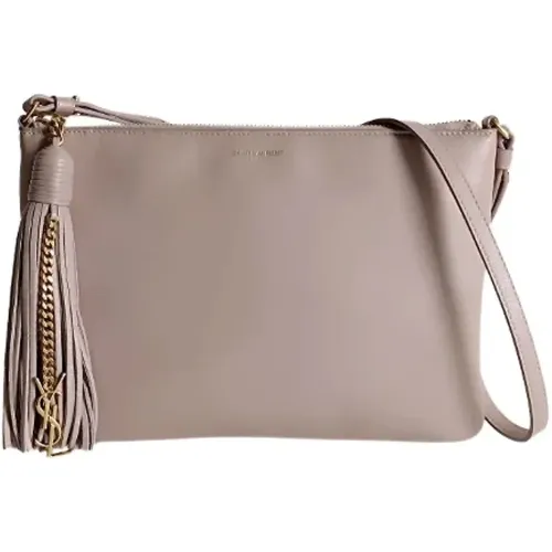 Pre-owned Cross Body Bags, female, , Size: ONE SIZE Pre-owned Leather shoulder-bags - Yves Saint Laurent Vintage - Modalova