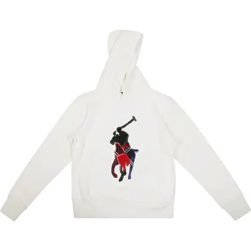 Big Pony Felpa Hoodie for Kids , male, Sizes: S - Ralph Lauren - Modalova