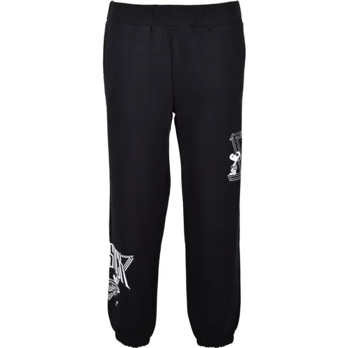 Sweatpants, male, , Size: L Cotton Blend Stylish Pants - Iceberg - Modalova