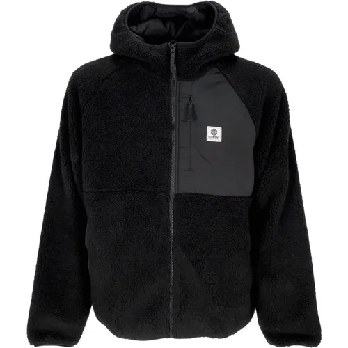 Reversible Sherpa Jacket with Hood , male, Sizes: L - Element - Modalova