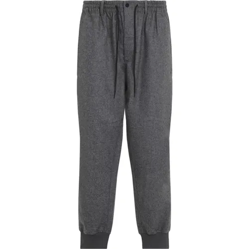 Sweatpants, male, , Size: M Grey Trousers Aw24 Men's Fashion - Y-3 - Modalova