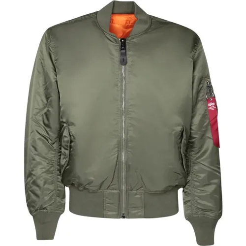 Bomber Jackets, male, , Size: M Heavy-duty jacket by Alpha - alpha industries - Modalova