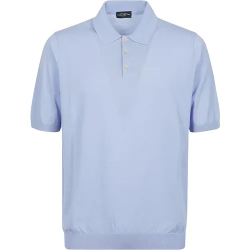 Polo Shirts,Navy Polo Shirt - Ballantyne - Modalova