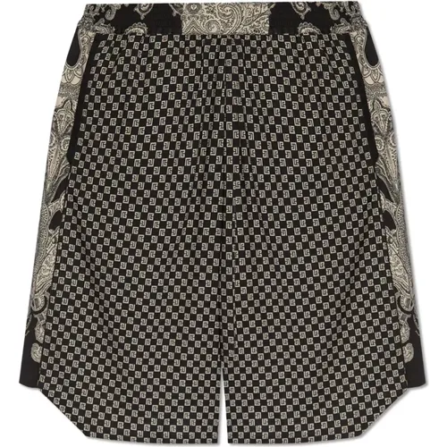 Shorts mit Monogramm , Herren, Größe: XL - Balmain - Modalova