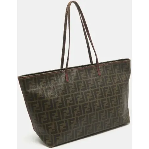 Pre-owned Tote Bags, female, , Size: ONE SIZE Pre-owned Coated canvas totes - Fendi Vintage - Modalova