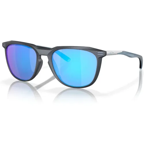 Sunglasses, male, , Size: ONE SIZE Thurso Sungles Grey Blue/Sapphire - Oakley - Modalova