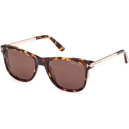 Classic Sunglasses Dark Havana Lenses , unisex, Sizes: 53 MM - Tom Ford - Modalova