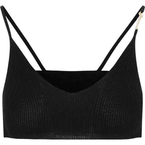 Bandeau Pralu Top , female, Sizes: XS, M, S - Jacquemus - Modalova