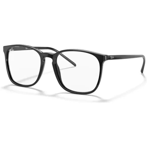 Square acetate glasses with thin temples , unisex, Sizes: 52 MM - Ray-Ban - Modalova