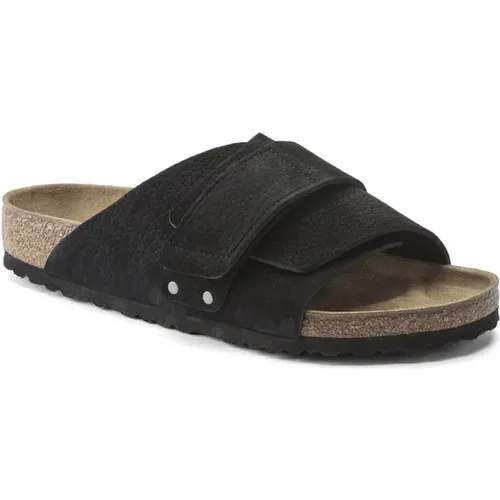 Sliders, male, , Size: 13 US Kyoto Nubuck Sandals - Birkenstock - Modalova