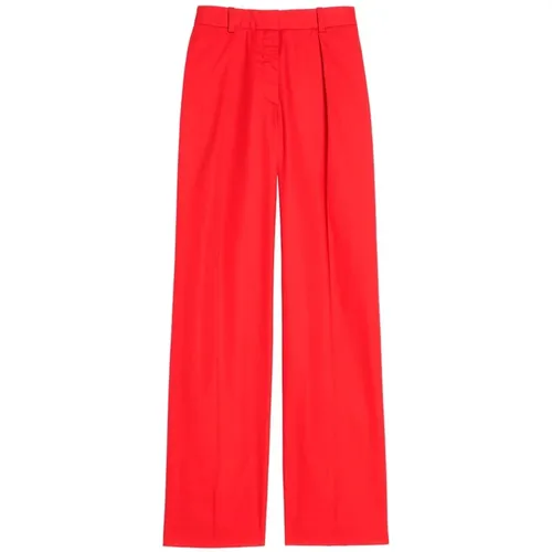 Rote Baumwoll-Hose Hector , Damen, Größe: S - Ines De La Fressange Paris - Modalova