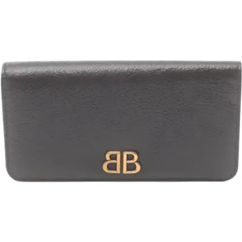 Pre-owned Leather wallets , female, Sizes: ONE SIZE - Balenciaga Vintage - Modalova