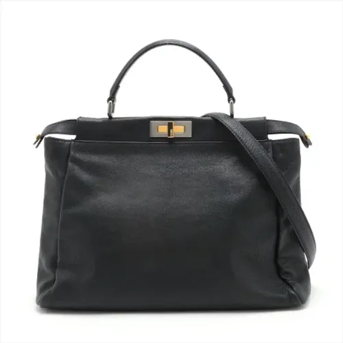 Pre-owned Leather fendi-bags , female, Sizes: ONE SIZE - Fendi Vintage - Modalova