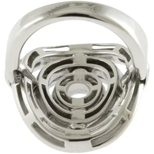 Pre-owned Jewellery, female, , Size: ONE SIZE Pre-owned White Gold rings - Bvlgari Vintage - Modalova