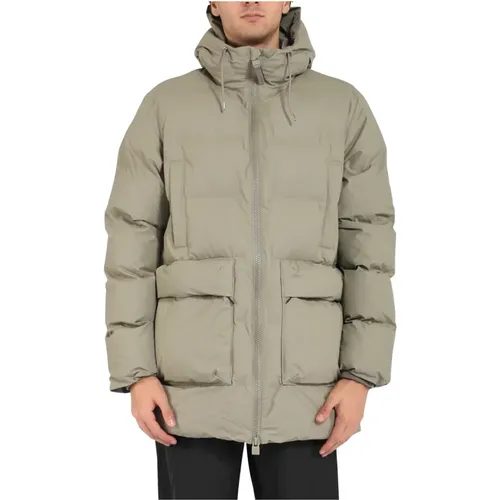 Winter Jackets, male, , Size: M Insulated Jacket - Rains - Modalova