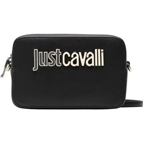 Cross Body Bags, female, , Size: ONE SIZE Women Shoulder Bag with Metal Logo - Just Cavalli - Modalova