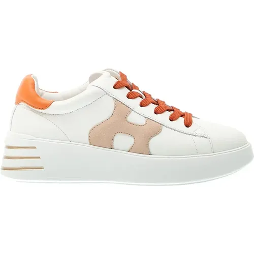 Stylish Bianco Sneakers , female, Sizes: 7 UK - Hogan - Modalova